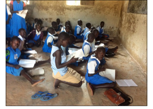 african children at school